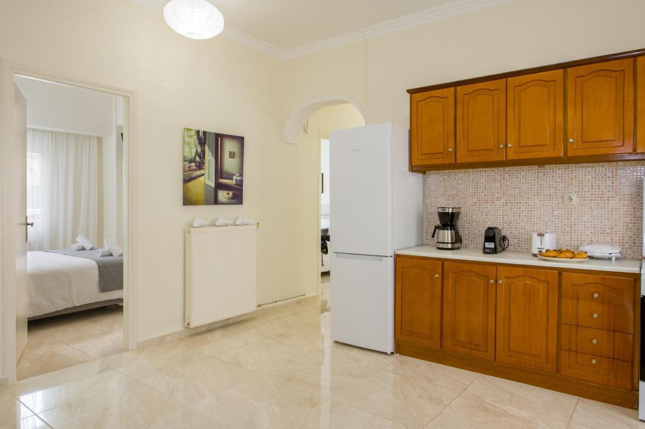 Center Manolia Dream 3 Bedroom Apartment 100M Away From The Beach Khania Eksteriør bilde